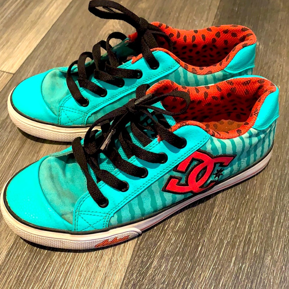 DC watermelon sneakers